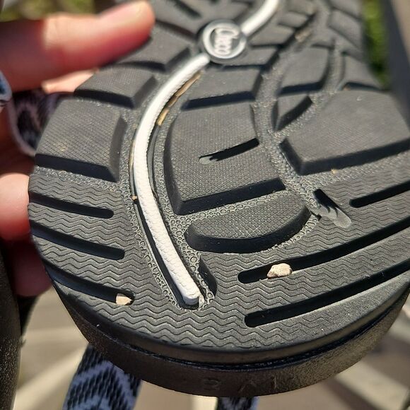 Chaco Z/Cloud 2 Sandals Women’s Size 8 Black & White Chevron Straps - Picture 8 of 8